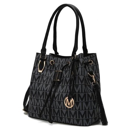 MKF COLLECTION BY MIA K. MKF Collection by Mia K. MKF-BM3356BK Jane Tote Bag; Jane Black - Large MKF-BM3356BK